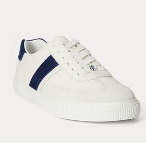 Ralph Lauren two-tone Braylee leather sneakers